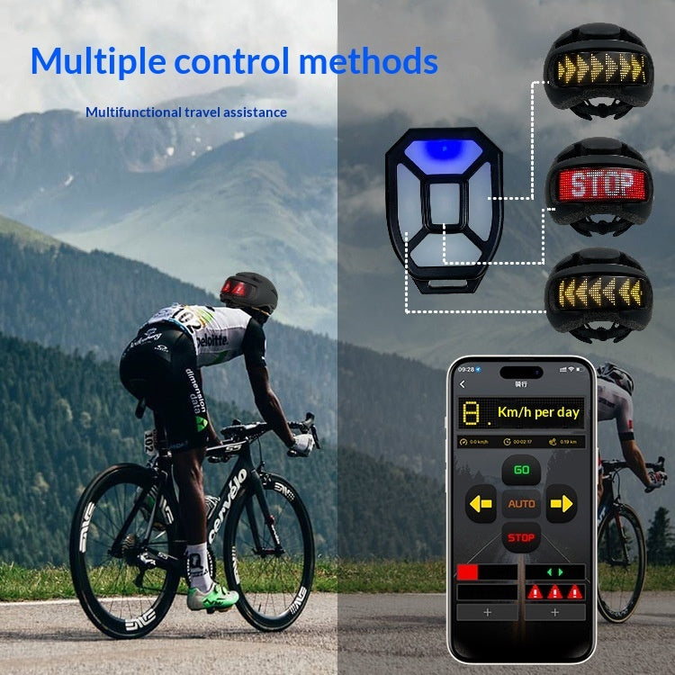 App-Connected LED Display Helmet For Cycling