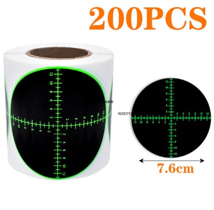 Label Paper Shot Target Paste Fluorescent Color Splash Shot