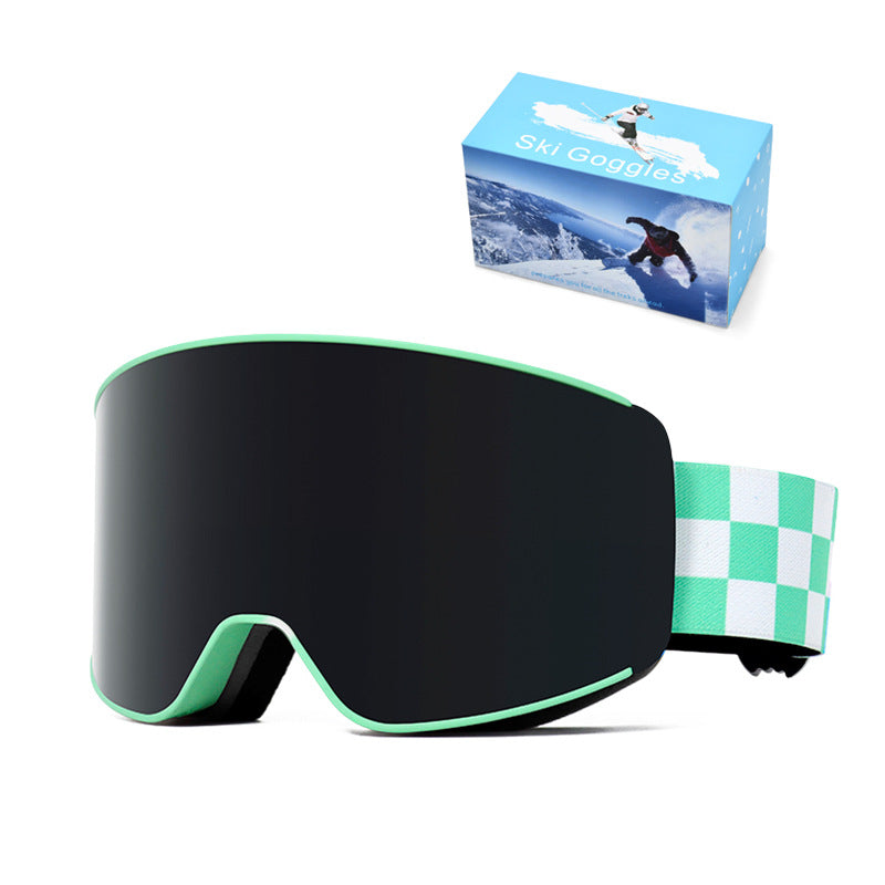 Spherical Double Layer Anti Fog Ski Goggles