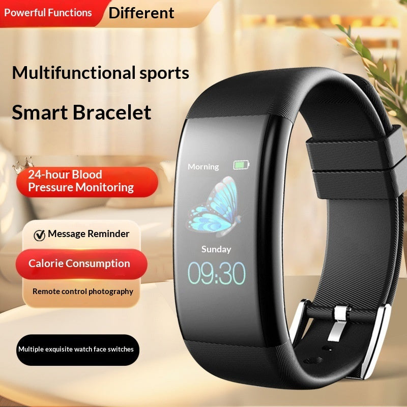Smart Multifunction Fitness Pedometer Alarm Clock Bluetooth Watch