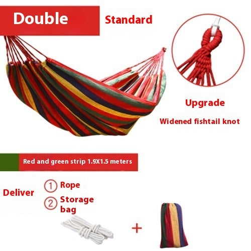 Canvas Baby Swing Hammock Thickened Striped