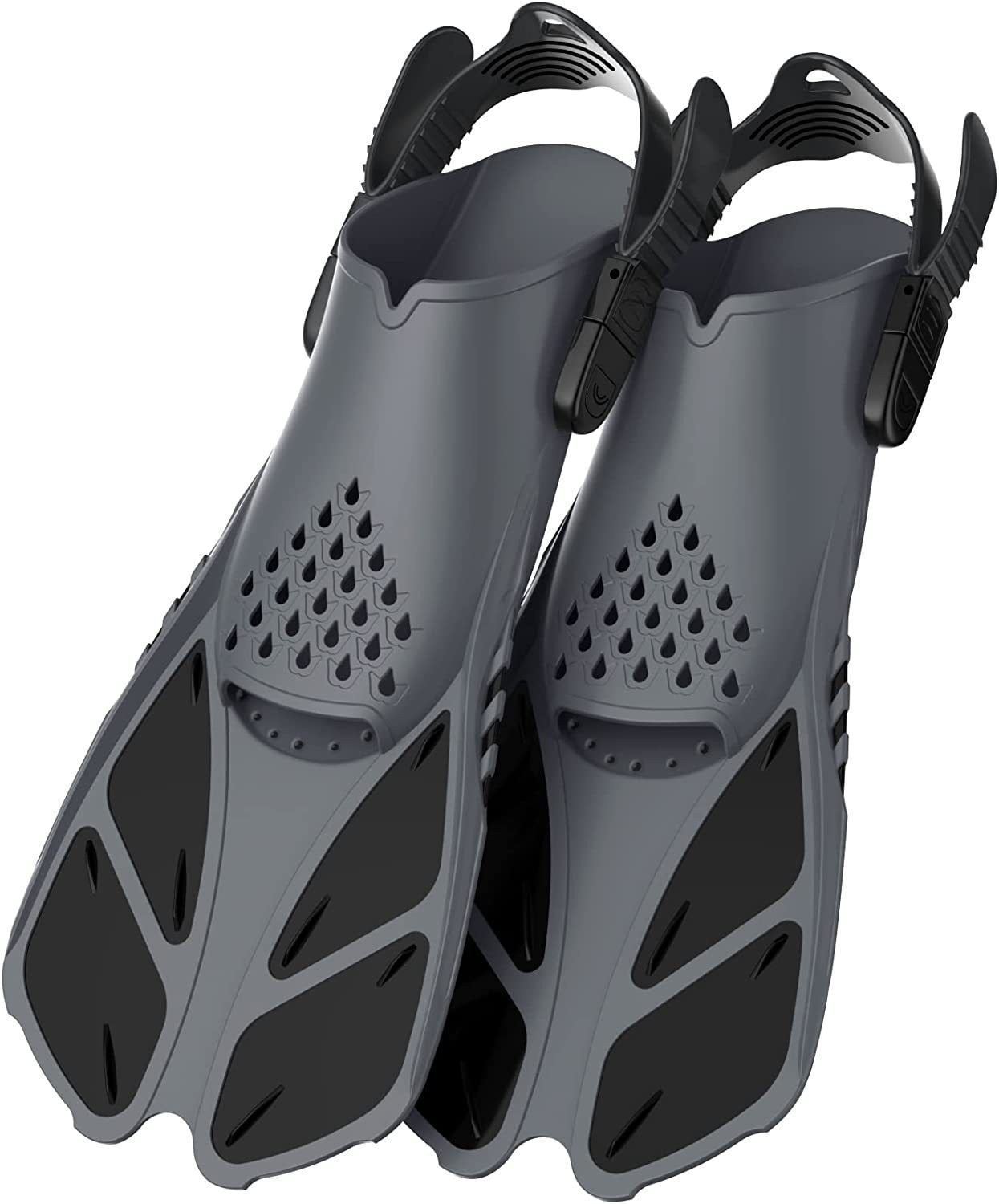 Professional Adjustable Short Snorkeling Fins
