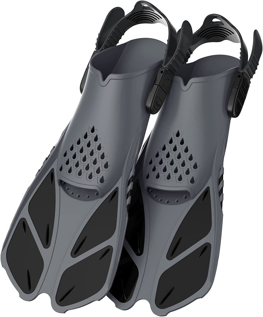 Professional Adjustable Short Snorkeling Fins