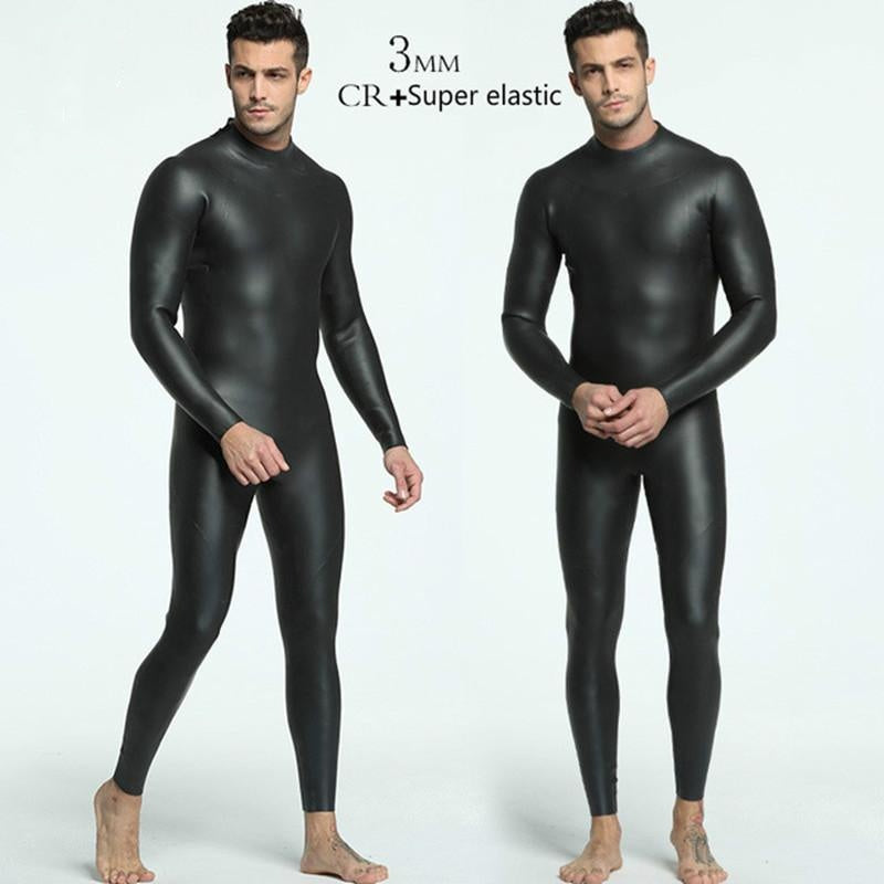 Men Triathlon Thermal Wetsuit Light Leather Suit