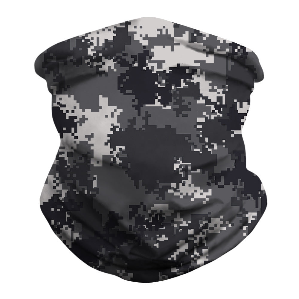Digital Camouflage Insect Repellent Riding Face Mask