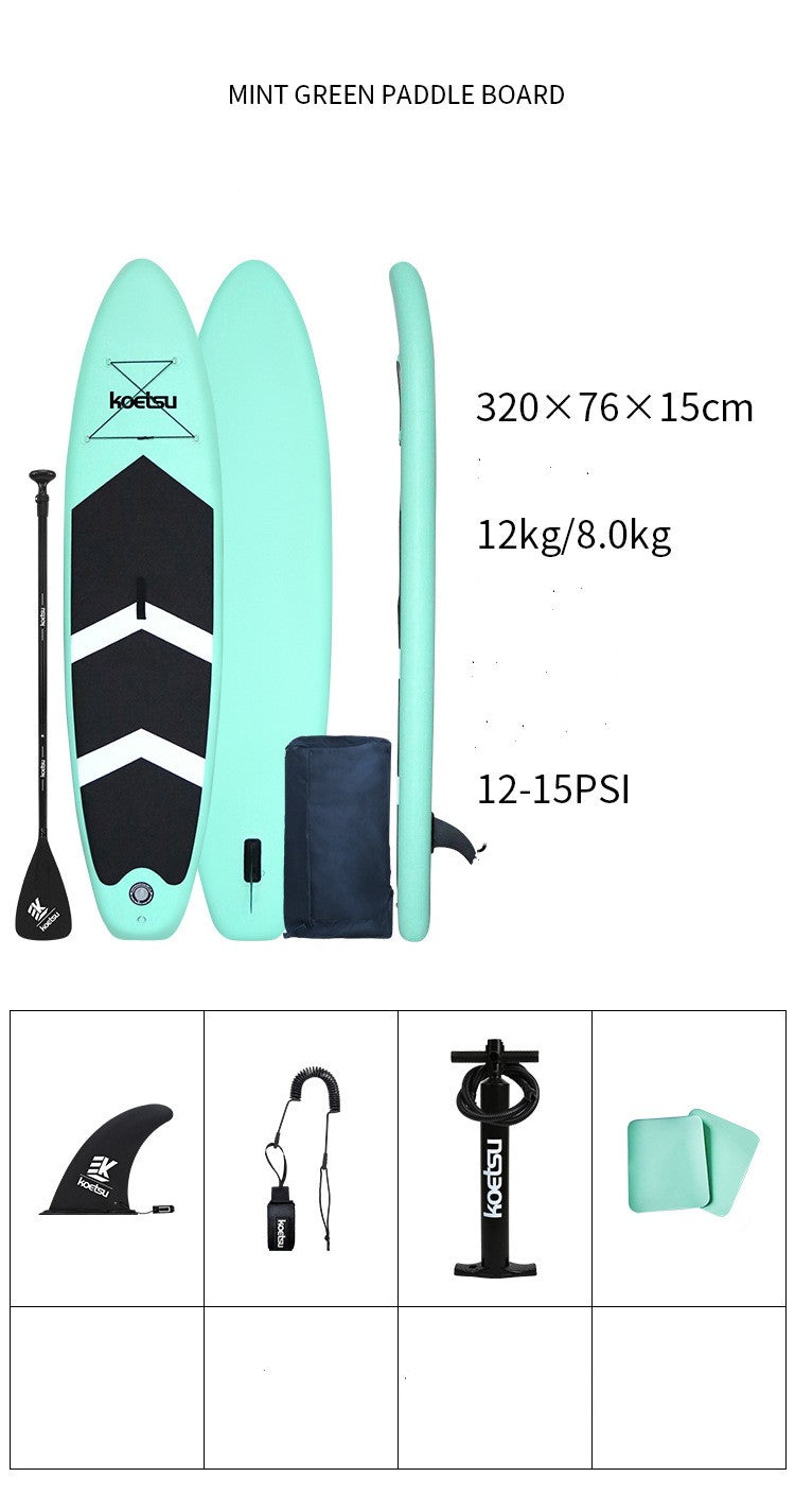 Inflatable Stand-Up Paddle Board Beginner Surfboard Water Ski SUP Board