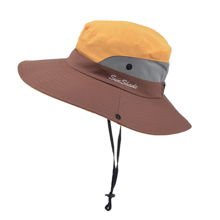 Unisex Foldable Wide Brim Sun Hat UV Protection