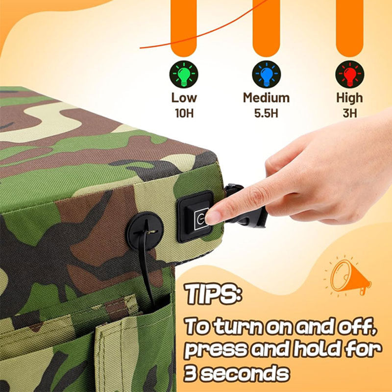 Camouflage Heating Cushion Stadium Outdoor