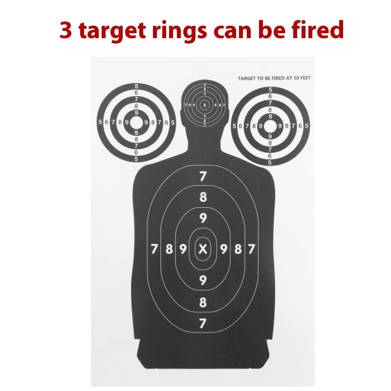 Archery Target Paper Half Body Human Form