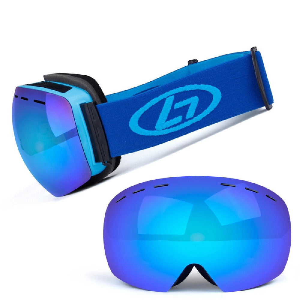 Ski Frameless Double Layer Goggles