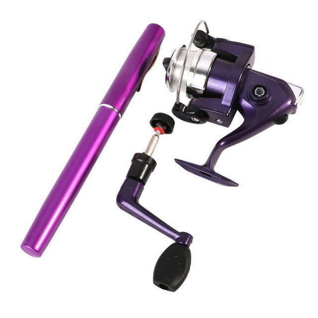 Pen Type Spinning Fishing Rod With Feeding Line