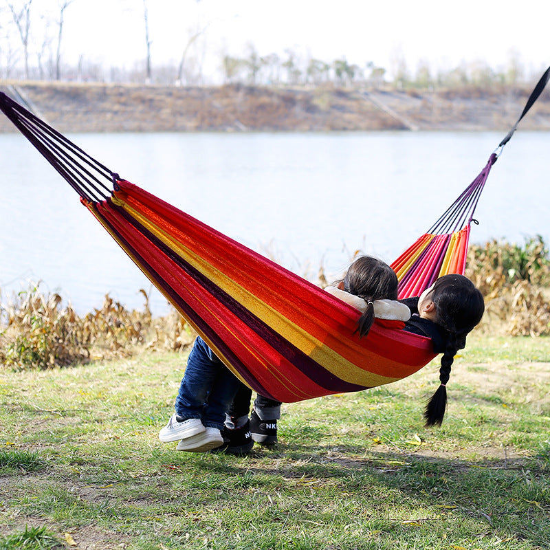 Canvas Baby Swing Hammock Thickened Striped