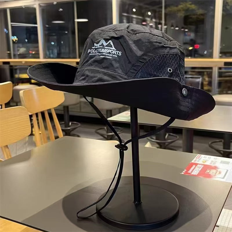 Men’s Mountain Style Summer Sun Hat For Hiking Fishing