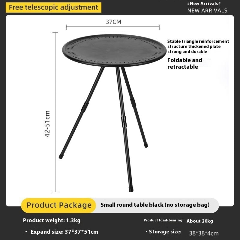 Portable Adjustable Folding Camping Table