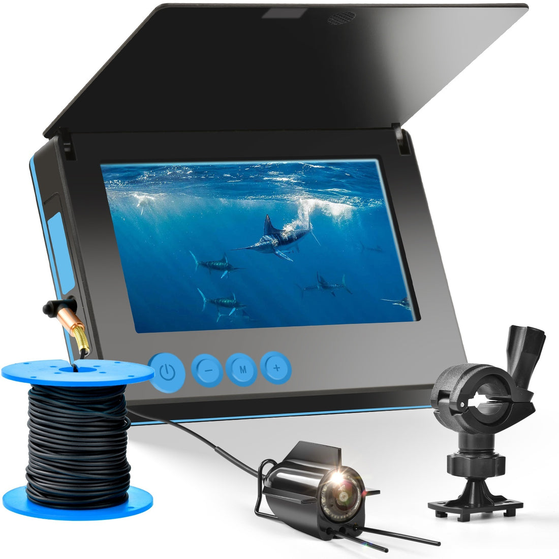 HD Underwater Fish Finder Camera With Temperature Sensor