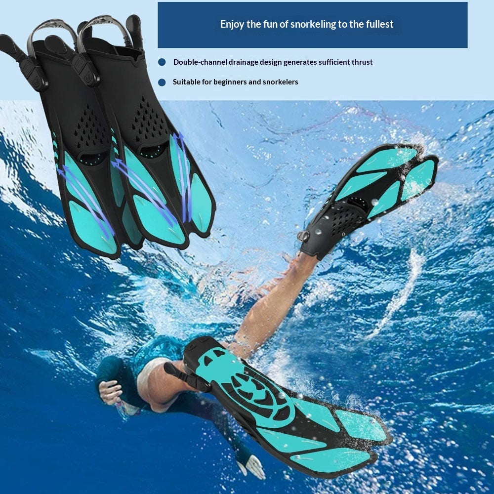Professional Adjustable Short Snorkeling Fins