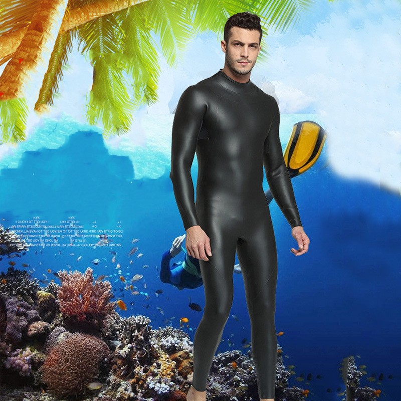 Men Triathlon Thermal Wetsuit Light Leather Suit