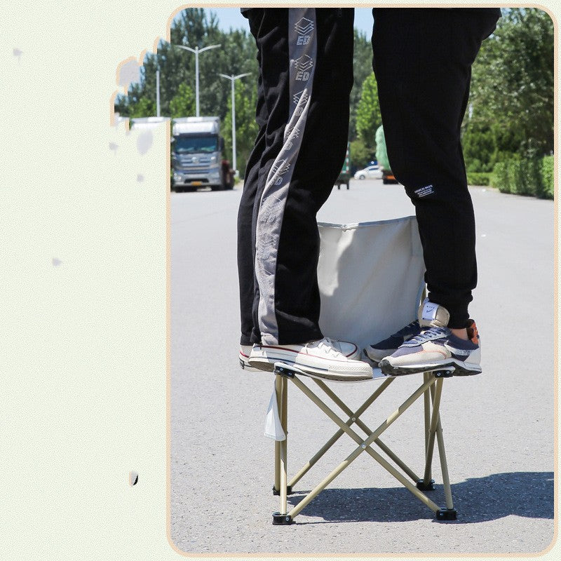Barbecue Family Camping Oxford Folding Chair