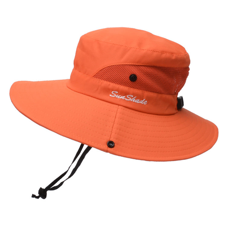 Unisex Foldable Wide Brim Sun Hat UV Protection