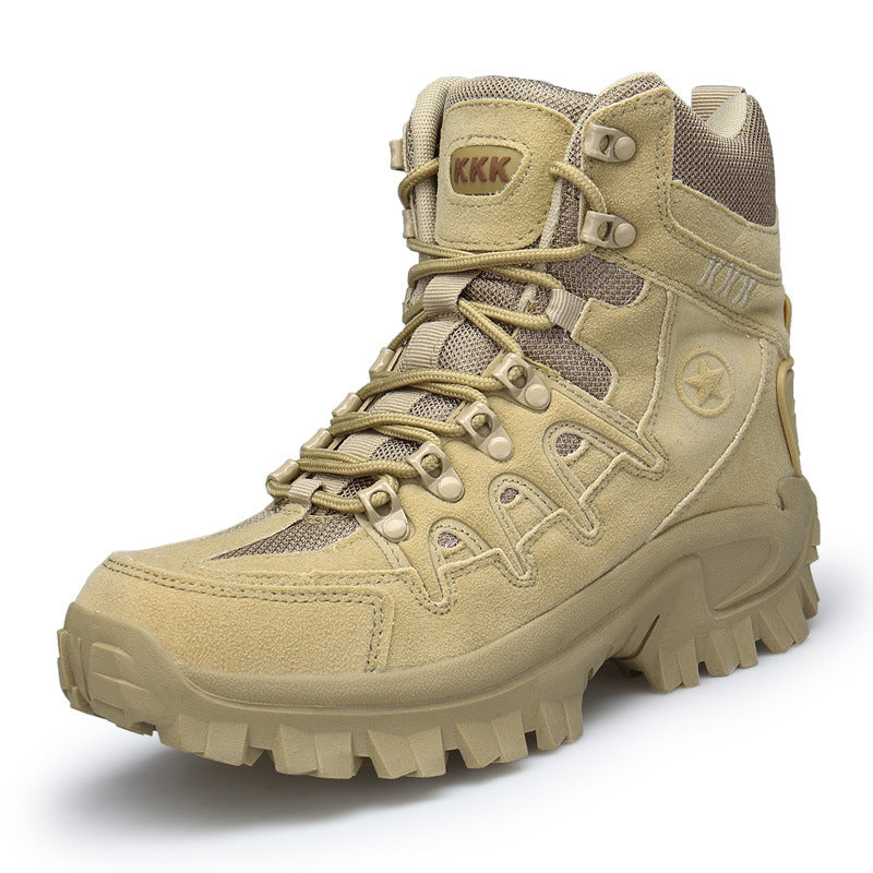 Military High Top Combat Boots Durable Outdoor Tactical Shoes
