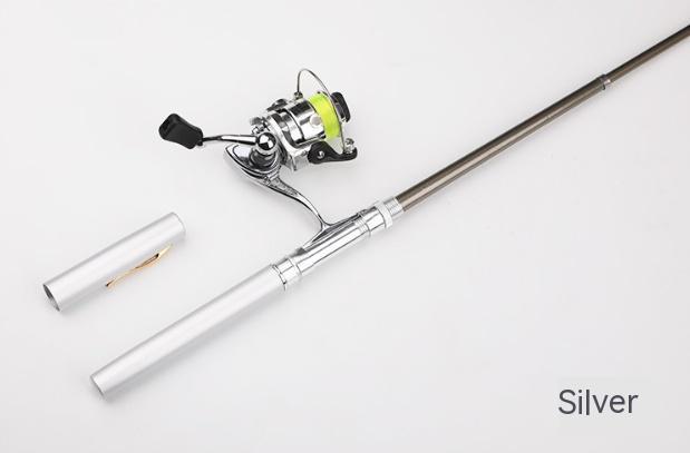 Pen Fishing Rod With Mini Spinning Reel