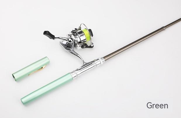 Pen Fishing Rod With Mini Spinning Reel