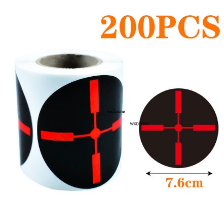 Label Paper Shot Target Paste Fluorescent Color Splash Shot
