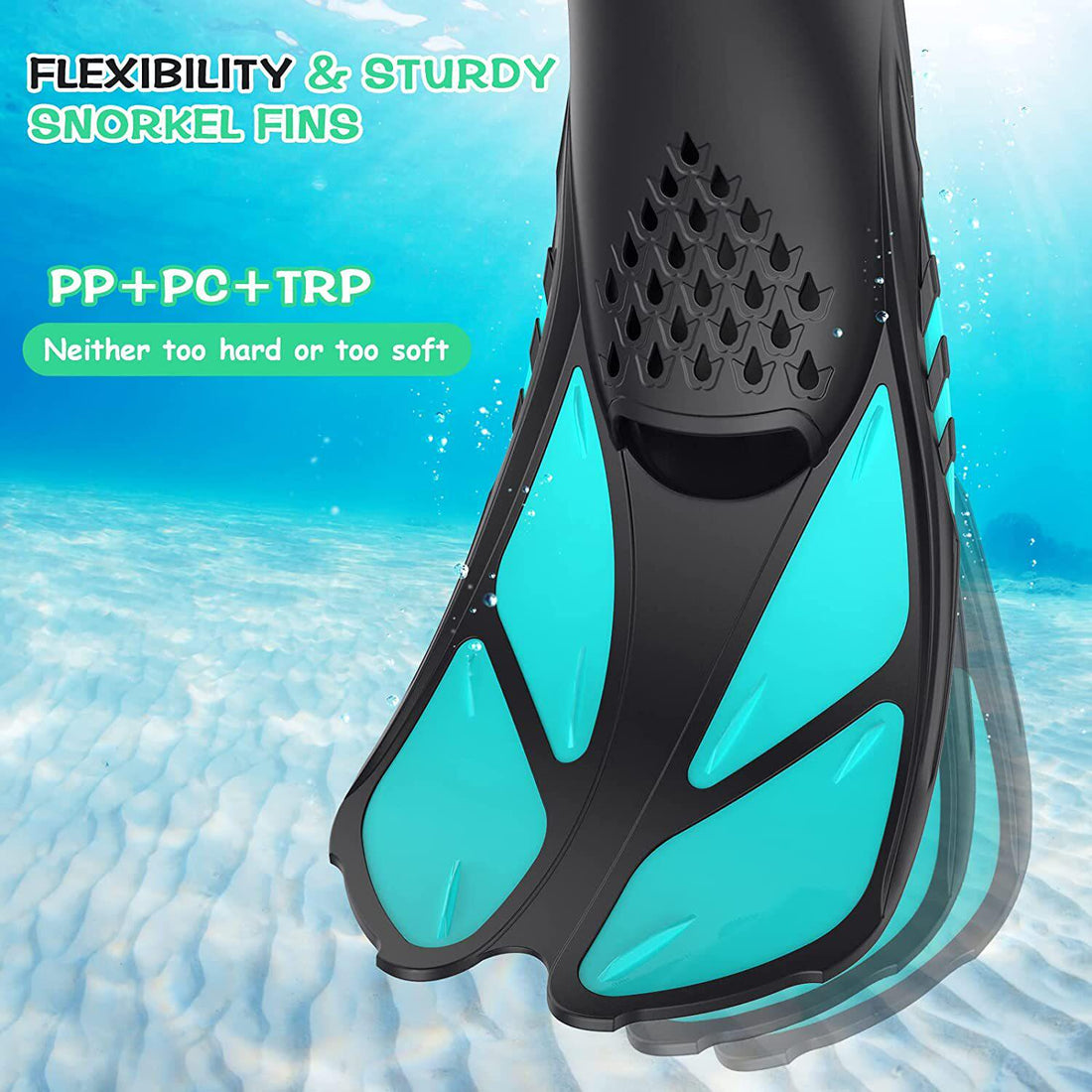 Professional Adjustable Short Snorkeling Fins