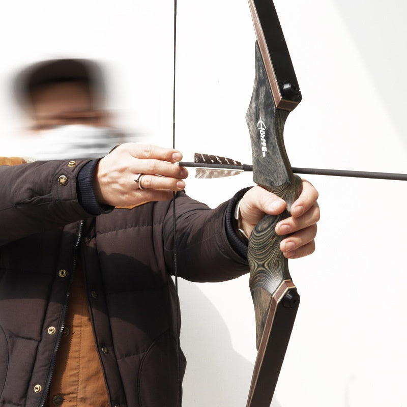 Wooden Traditional Archery Equipment American Bow