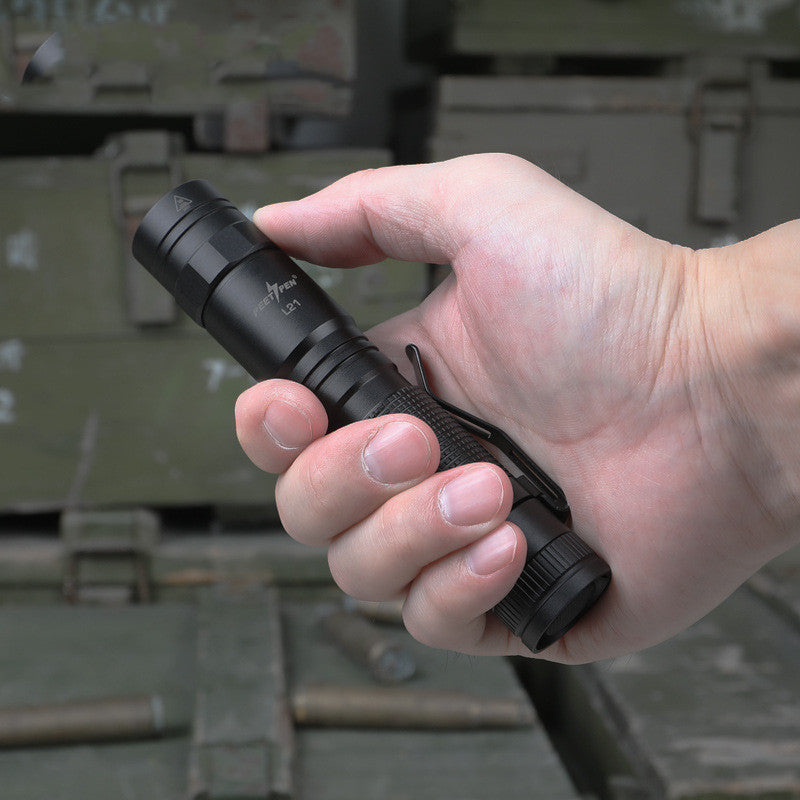 Outdoor Ultra Bright Long Range Portable Rechargeable Flashlight