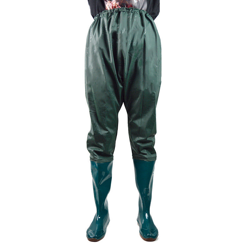 Planting Fishing Pants In The Water