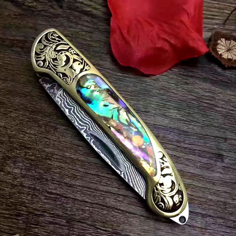 Camping Hunting Folding Survival Combat Knife
