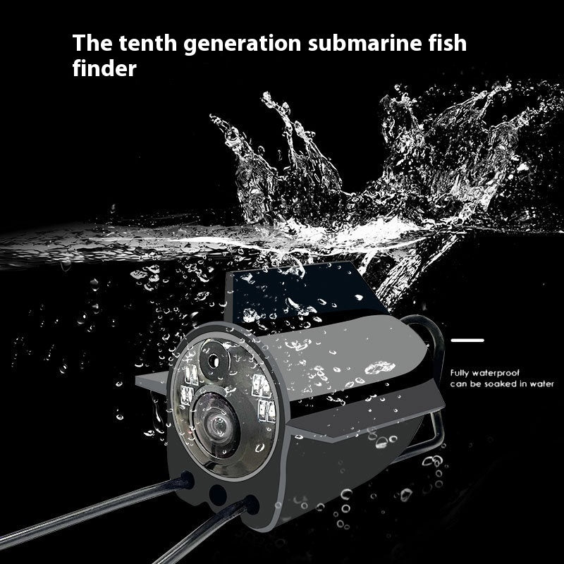 HD Underwater Fish Finder Camera With Temperature Sensor