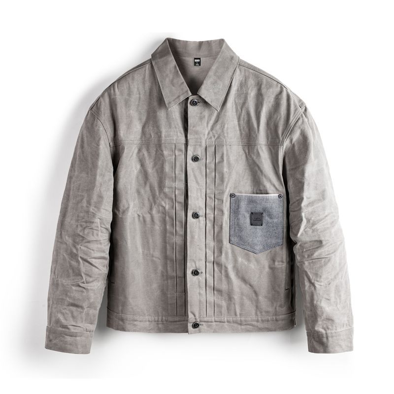 Men's Pure Cotton Gray Hunting Autumn Coat Second Generation
