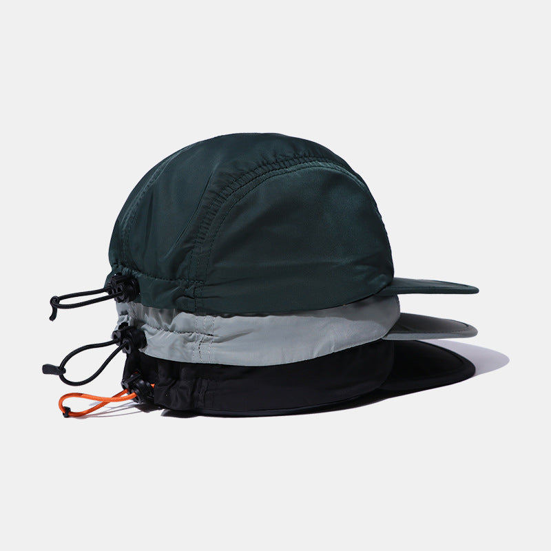 Japanese Solid Color Camping Hat Outdoor