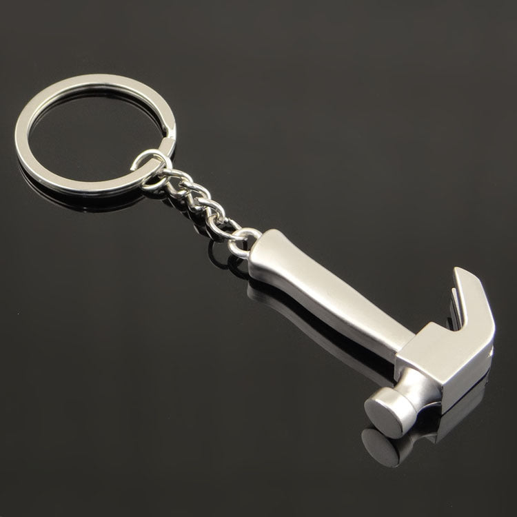Multifunctional Metal Tool Keychain Hammer Wrench Screwdriver