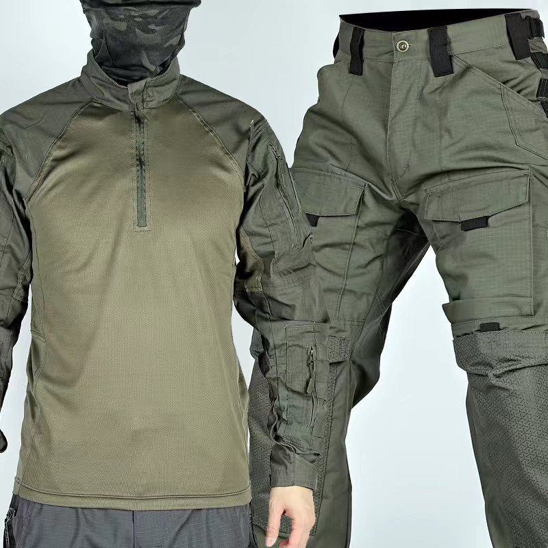 Men’s Camouflage Frog Suit Long Sleeve Training Wear