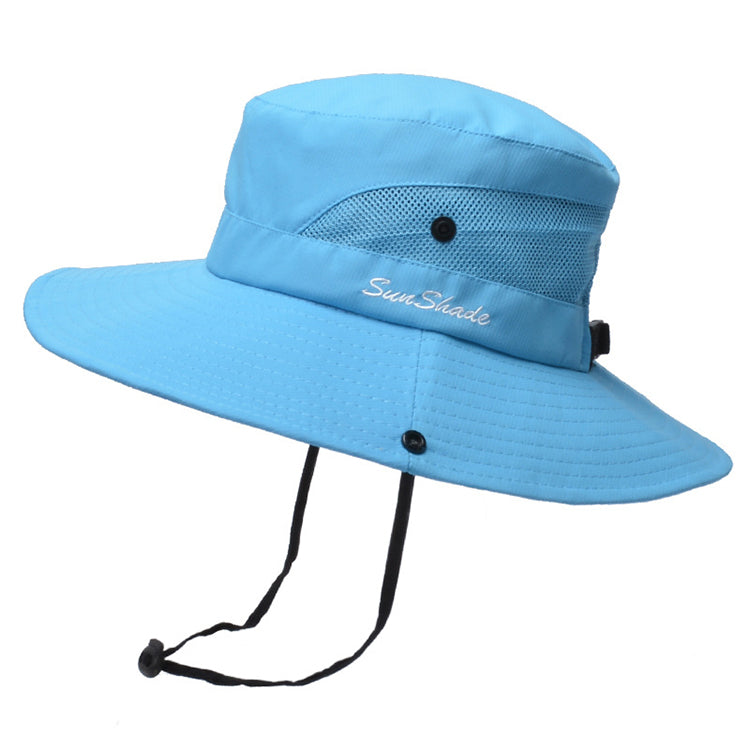 Unisex Foldable Wide Brim Sun Hat UV Protection