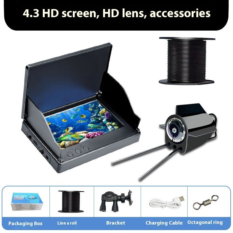 HD Underwater Fish Finder Camera With Temperature Sensor
