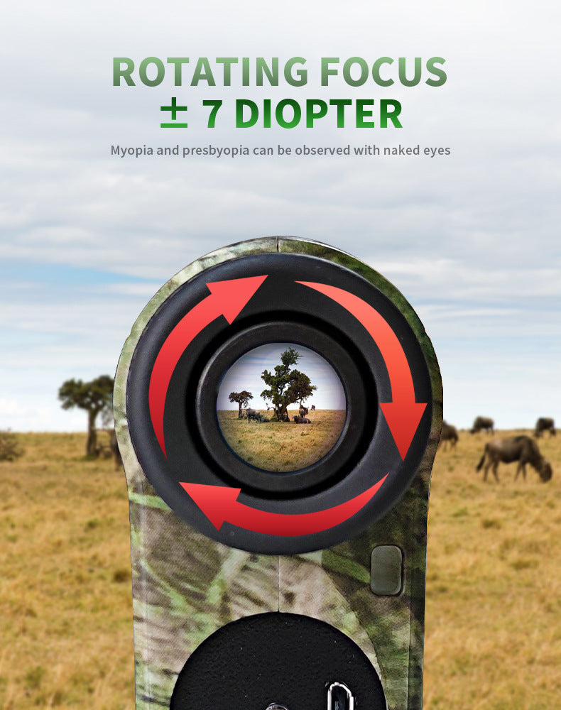 Camouflage Golf Rangefinder Hunting Version Charging