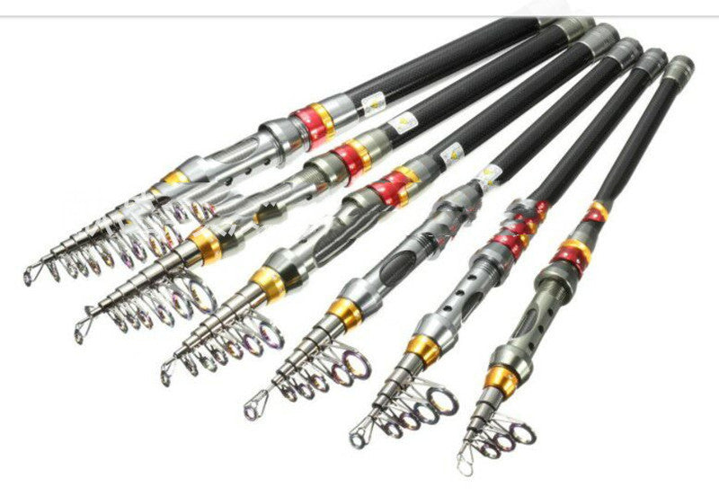 Carbon Fiber Telescopic Spinning Fishing Rod
