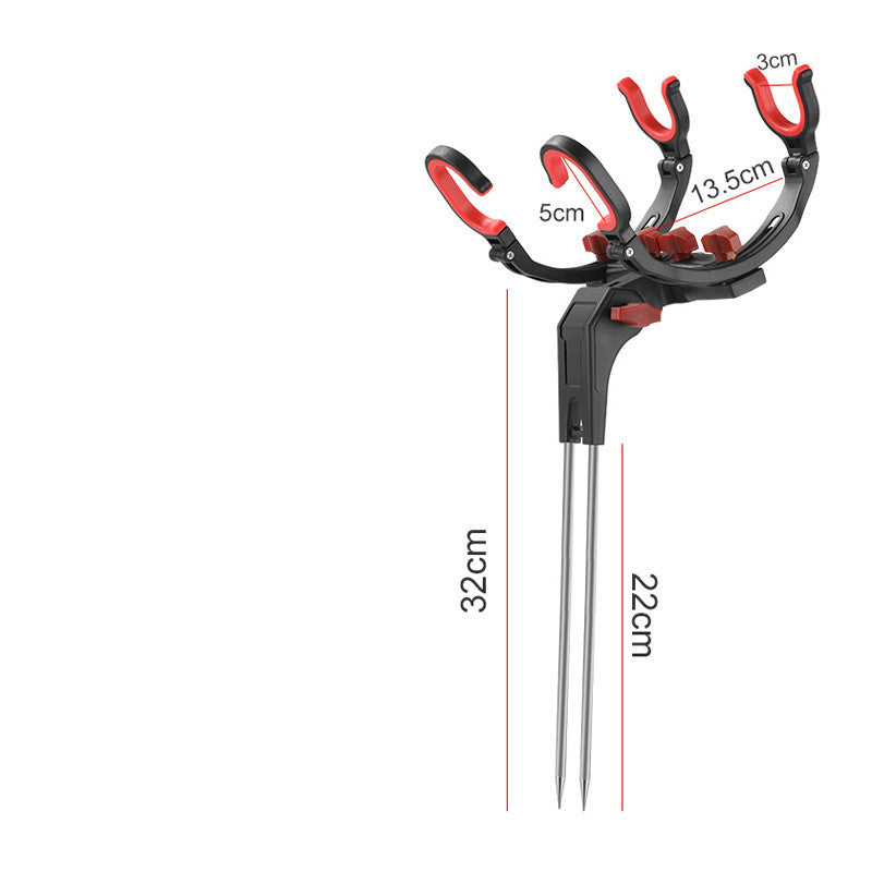 Adjustable Angle Steel Fishing Rod Holder Anti Rust Bracket
