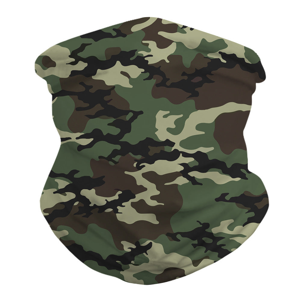 Digital Camouflage Insect Repellent Riding Face Mask