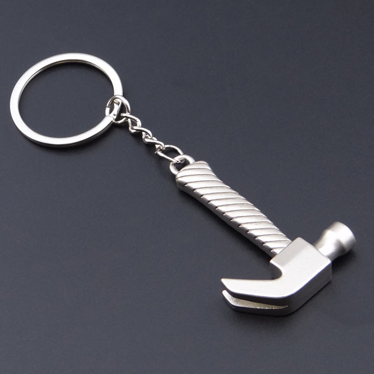 Multifunctional Metal Tool Keychain Hammer Wrench Screwdriver