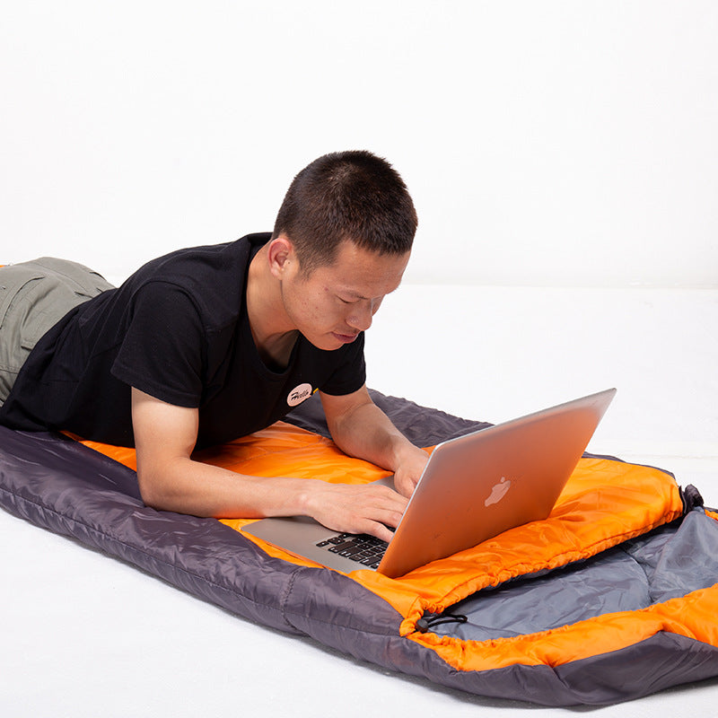 Warm Thick Outdoor Sleeping Bag For Travel And Camping