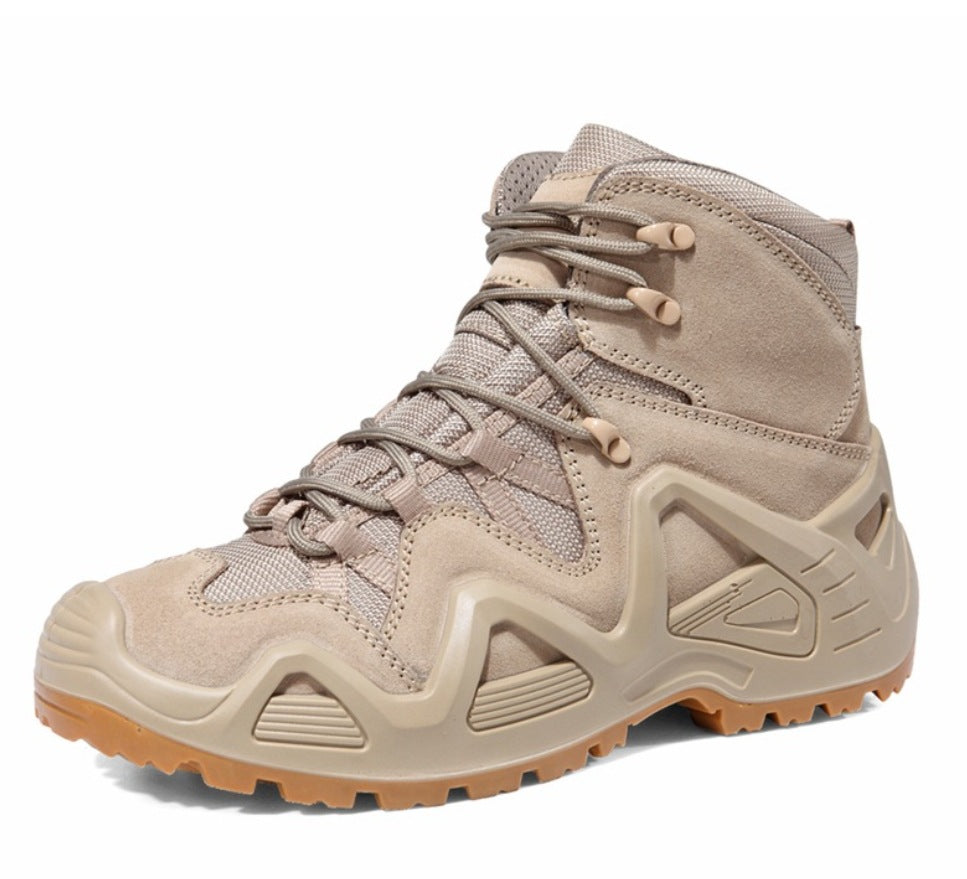 Mid Top Military Tactical Hiking Shoes Outdoor Combat Boots