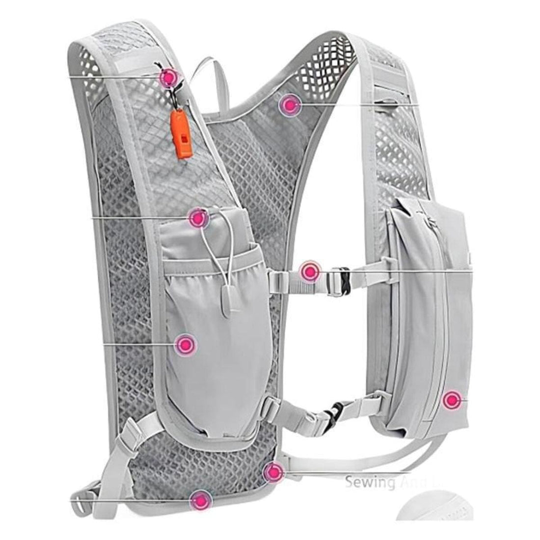 Lightweight Hydration Vest Backpack Running Hiking Cycling Pack