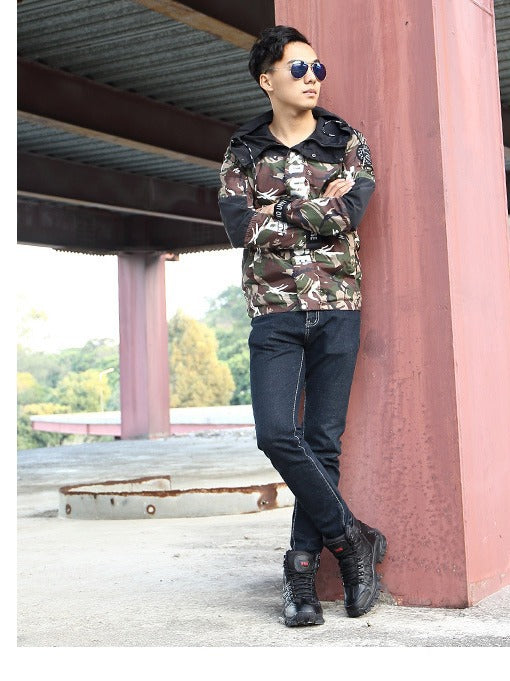 Military High Top Combat Boots Durable Outdoor Tactical Shoes