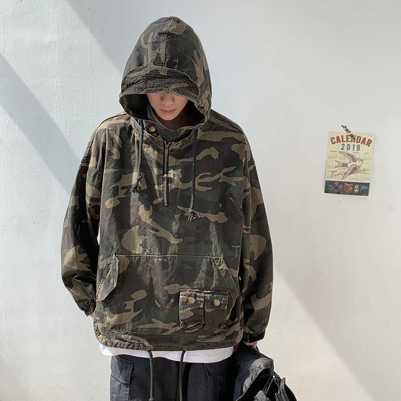 Trendy Camouflage Tooling Jacket Stylish Handsome Design