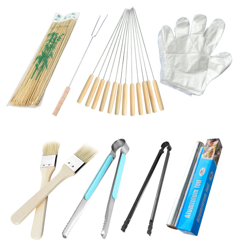 Outdoor BBQ Tool Set 8 Piece Accessories